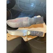Vintage Schrade USA 171UH with original leather sheath VGUC