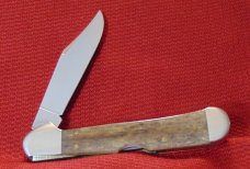 MIB 1997 CASE XX USA  61549L SS FLOATING DOTS SMOOTH MOLASSIS BONE COPPERLOCK  ITEM #02232 1 OF 1000