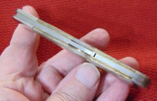 MIB 1997 CASE XX USA  61549L SS FLOATING DOTS SMOOTH MOLASSIS BONE COPPERLOCK  ITEM #02232 1 OF 1000