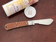 Great Eastern Cutlery GEC 74 Cotton Sampler Natural Textured Micarta 749123