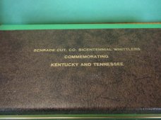 Schrade Cut Co.1976 Bicentennial Whittlers Commemorating Kentucky & Tennessee Serial # 1343