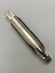 Puma Medici Small 6-1/4" Stag German Pocket Knife P210560S Brass Swing Guards EX 