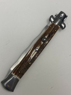 Frank B  Beltrame 28cm / 11" Kris Stag Older Style (Round Hole) Stiletto Swivel Bolster EX 