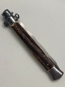 Frank B  Beltrame 28cm / 11" Kris Stag Older Style (Round Hole) Stiletto Swivel Bolster EX 