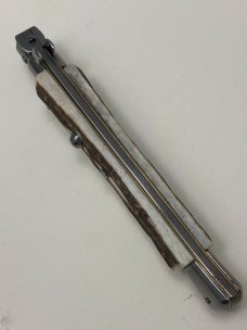 Frank B  Beltrame 28cm / 11" Kris Stag Older Style (Round Hole) Stiletto Swivel Bolster EX 