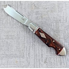 Kroo Desert Ironwood Easy Open Bullet Head Jack4quot closedRwl34Red linersfileworkedcoaampslip