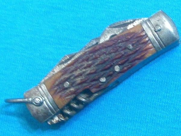 VINTAGE JAPAN BONE HANDLE POCKET WATCH FOB KEYCHAIN MINI BABY HOBO FOLDING POCKET KNIFE KNIVES OLD VINTAGE JAPAN BONE HANDLE POCKET WATCH FOB KEYCHAIN MINI BABY HOBO FOLDING POCKET KNIFE KNIVES OLD