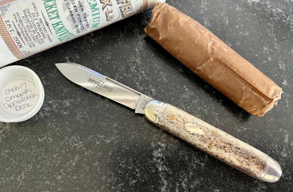 Great Eastern Cutlery Northfield 542117 Big Jack, Smooth Appaloosa Bone Handle, GEC 54, New Great Eastern Cutlery Northfield 542117 Big Jack, Smooth Appaloosa Bone Handle, GEC 54, New