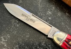 Great Eastern Cutlery Northfield 542117 Big Jack, Blood Red Jig Bone Handle, GEC 54, New 
