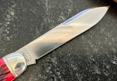 Great Eastern Cutlery Northfield 542117 Big Jack, Blood Red Jig Bone Handle, GEC 54, New 