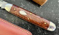 Great Eastern Cutlery Northfield 542117 Big Jack, Snakewood Handle, Custom Sheath, GEC 54, New 