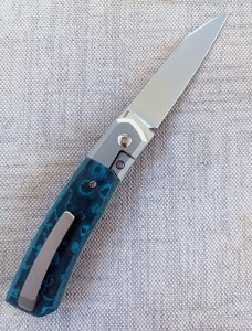 Suprlativ CANIBL Flipper..Artic Storm Fat Carbon and M390..Bolsterrlock,Thumb flip.Oeser/Pena/Garcia