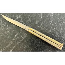 Vintage Valor Balisong Knife Made In Japan Model 591 Gold Color Handle Unused