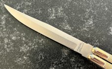 Vintage Valor Balisong Knife, Made In Japan, Model 591, Gold Color Handle, Unused 