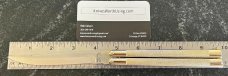 Vintage Valor Balisong Knife, Made In Japan, Model 591, Gold Color Handle, Unused 