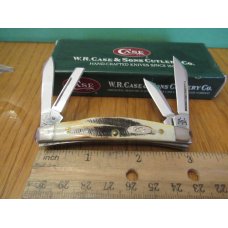 Case XX 2005 Bone Stag Small Congress Pattern 65468 SS