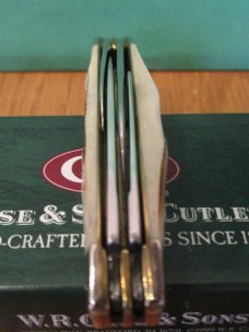 Case XX 2005 Bone Stag Small Congress Pattern # 6.5468 SS