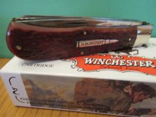 Winchester 1993 Large Trapper Burnt Orange Bone Handles Pattern # W18 29103