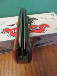 Winchester 1993 Large Trapper Burnt Orange Bone Handles Pattern # W18 29103