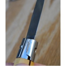 Marjacq Knife Thiers France Boxwood Locking Blade Late 90's Mint Never Used 4  1/2" Closed