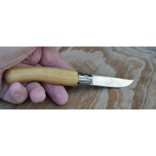 Marjacq Knife Thiers France Boxwood Locking Blade Late 90's Mint Never Used 4  1/2" Closed