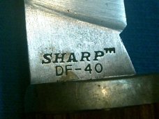 SHARP DF-40 JAPAN FIXED BLADE FISH FILET FISHING HUNTING SKINNING SURVIVAL KNIFE KNIVES SHEATH