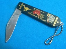 AUSTRALIA KOALA KANGAROO SOUVENIR ADVERTISING  JACK PEN FOLDING POCKET KNIFE KNIVES OLD