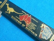 AUSTRALIA KOALA KANGAROO SOUVENIR ADVERTISING  JACK PEN FOLDING POCKET KNIFE KNIVES OLD