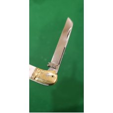 3 1/2" Double Bird's Head Bolsters, Swell Center Half Congress, imitation Pearl Handles file work