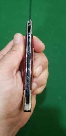 4 1/2" Custom Made Bird's Head Bolster Knife