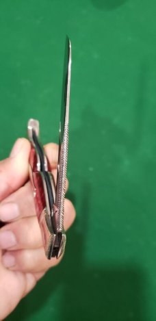 4 1/2" Custom Made Bird's Head Bolster Knife