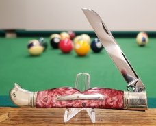 4 1/2" Custom Made Bird's Head Bolster Knife