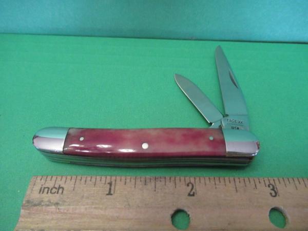 Case XX 1980 Smooth Red Bone Serpentine jack Pattern # SR 62027 Case XX 1980 Smooth Red Bone Serpentine jack Pattern # SR 62027