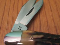 Case XX 1976 Grey Etch  Stag  Serpentine Jack Pattern # 52087 SSP
