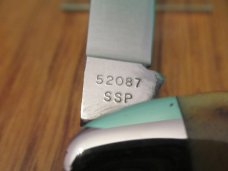 Case XX 1976 Grey Etch  Stag  Serpentine Jack Pattern # 52087 SSP