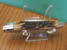 Case XX 1976 Grey Etch  Stag  Serpentine Jack Pattern # 52087 SSP
