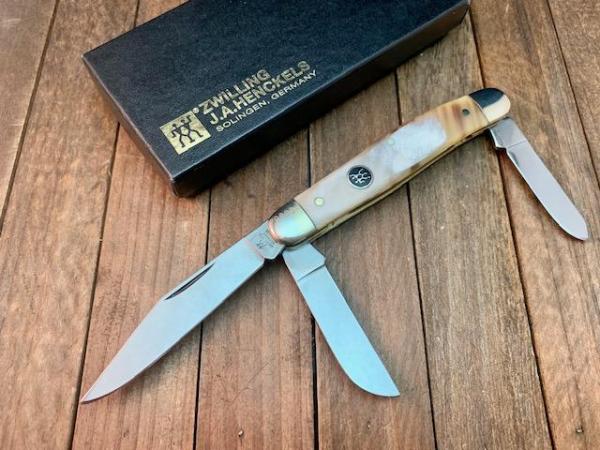 Henckels by Boker Stockman Buffalo Horn Solingen Germany Henckels by Boker Stockman Buffalo Horn Solingen Germany