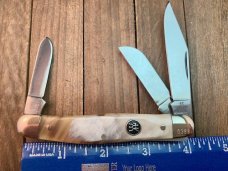 Henckels by Boker Stockman Buffalo Horn Solingen Germany