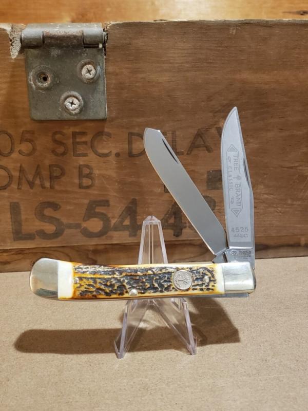 Gorgeous Boker - Solingen - Tree Brand Stag Trapper 4525 *Discontinued*