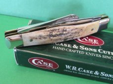 Case XX 2006 Blue Scrolled Stag Stockman Pattern # 53032
