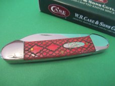 Case XX 2005 Red Rattlesnake Bone Canoe Pattern # 62131 SS