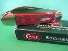 Case XX 2005 Red Rattlesnake Bone Canoe Pattern # 62131 SS