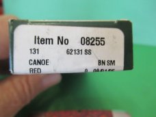 Case XX 2005 Red Rattlesnake Bone Canoe Pattern # 62131 SS