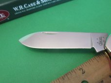 Case XX 2005 Red Rattlesnake Bone Canoe Pattern # 62131 SS