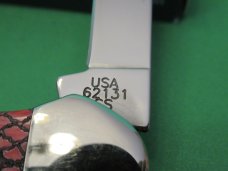 Case XX 2005 Red Rattlesnake Bone Canoe Pattern # 62131 SS