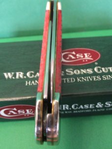Case XX 2005 Red Rattlesnake Bone Canoe Pattern # 62131 SS