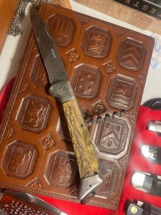 Rare Solingen folder with corkscrew 