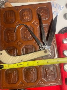 PIC German fish knife W gaff 