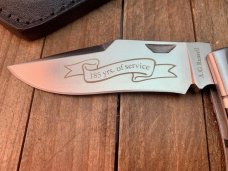 A.G. Russell  Gunstock Jack Lockback Texas Ranger 185 Year Commemorative 