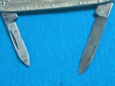 VINTAGE SLEEVEBOARD POCKET WATCH FOB FOLDING POCKET PEN JACK KEY CHAIN KNIFE KNIVES OLD UNMARKED